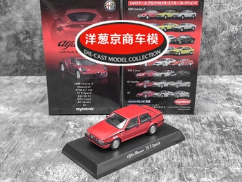 1: 64 Kyosho alfa Romeo 75 T. spark raudona 1985 diskiniai stabdžiai Diecast Surinkimo Modeliavimo Lydinio Automobilio Modelį Vaikams, Žaislai