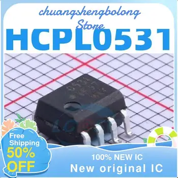 10-200PCS HCPL-0531-500E SOP8 Naujas originalus IC