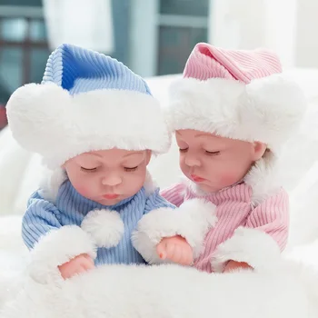 10 Colių Kūdikių Lėlės, Lėlės, Imitavimo Miega su Uždarytas Akimis Atgimsta Lėlės Vinilo Lėlės Žaislo Modelis