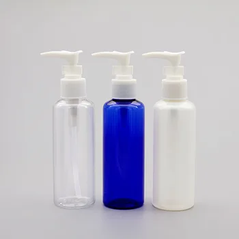 150ML 36pcs/Daug Mėlynos Skaidrios Peal Balta Siurblys PET Butelį Skysčio Kosmetikos Plastinės Tuščias Losjonas Kremas Butelis Bakas