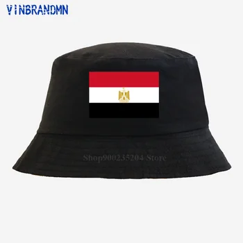 2021Retro Egipto Vėliava unisex Kibiro kepurę Nuostabus Pasididžiavimo Egiptas skrybėlės Arabų arabų kalbos Žodis Spausdinti Tėvynės Lauko Žvejybos kepurės