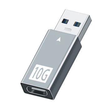 Aliuminio Lydinio Korpuso USB Tipo C Gen2 USB3.1 Adapteris Keitiklis integruotas Lustas, Didelės spartos duomenų Perdavimo