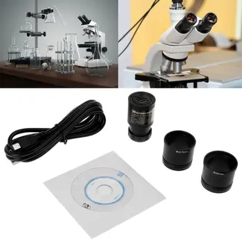 CMOS 2.0 MP USB Elektroninio Mikroskopo Okuliarą Kameros Montavimo Dydis 23.2 mm su Žiedu Adapteriai 30mm 30.5 mm