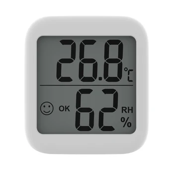 Didelio ekrano namų elektroninis termometras ir drėgmėmačiu patalpų elektroninis skaitmeninis termometras kambario temperatūros matuoklis