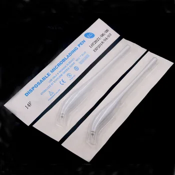 Didmeninė 10vnt Sterilizuotas Vienkartiniai Microblading Pen Vadovas Antakių Tatuiruotė Tebori Pen Microblading Rankiniai Įrankiai pardavimas
