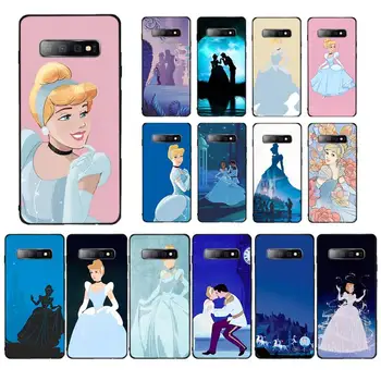 Disney Princesė Pelenė Telefono dėklas Samsung S10 21 20 9 8 plius lite S20 UlTRA 7edge