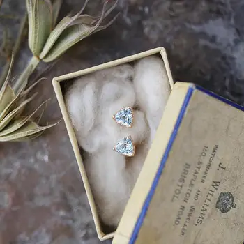 Dizainerio unikalus kūrybinis sidabro inkrustacijos gamtos mėlynas topazas trikampis auskarai, retro mažas žavesio ponios prekės papuošalai