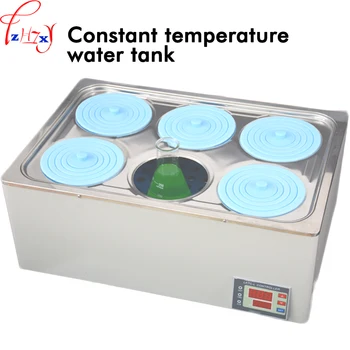 Elektros šildymo skaitmeninis displėjus, temperatūros vandens vonia visos 6 skyles, pastovios temperatūros vandens bakas 220V 1500W