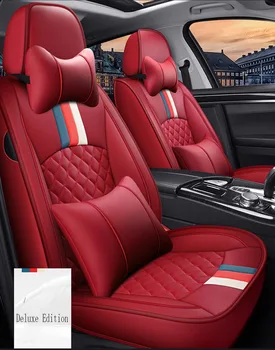 Four seasons universaliųjų automobilių sėdynės padengti PU odos Chrysler 300C Grand Voyager Sebring automobilių priedai