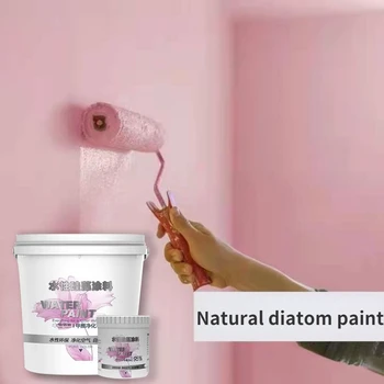 Lateksiniai dažai vidaus patalpų namuose, beskonis savarankiškai teptuku dažyti balta diatomėjomis purvo senas namas sienų renovacija spalvos lateksiniai dažai pintura sumalti