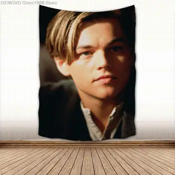 Leonardo DiCaprio Wandbehang Tapisserie Blätter Hause Dekorative Wandteppiche Kryptis Handtuch Jogos Matinis Decke Tisch Tuch Wandte