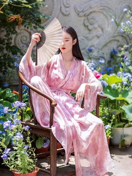 LYNETTE TAI CHINOISERIE Pavasarį, Rudenį, Originalaus Dizaino Moterų Kinijos Vintage Stiliaus Šilko Suknelės Spausdinti