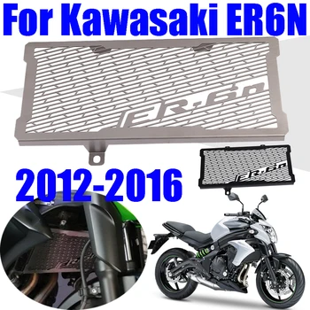 Motociklo Radiatorių Guard Grotelės Apsauginis Dangtelis apsaugos Kawasaki ER6N ER-6N 2006 2007 2012 - 2014 2015 2016 Priedai