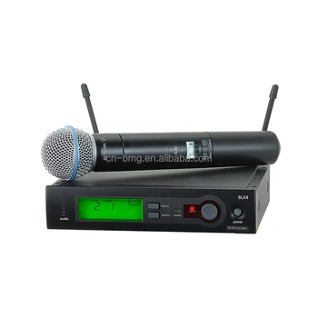 SLX4 SLX24/BETA58 S. M58 UHF Bevielis Mikrofonas Mikrofono Sistema su Nešiojamą laisvų Rankų įrangą ir Lavalier Microphone