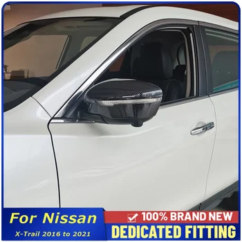Tinka Nissan X-Trail 2016 2017 2018 2019 2020 2021 Automobilio Šoninių Durų Galinio Vaizdo Veidrodis Dengiamasis Rėmas Eksterjero Dekoracijos