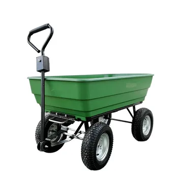 Traktorius, traktoriaus, plastikiniai savivartis keturių ratų priekabą vežimėlis sodo kiosko vežimėlio sunkvežimių namuose