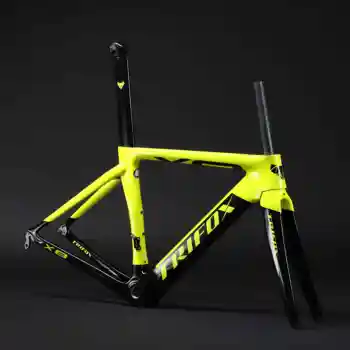 TRIFOX T1000 visiškai anglies kelių rėmo dviratis dviračio rėmas+fork+nuo balnelio iškyšos+headeset+apkabos, XDB laivybos dviračio rėmą X8QR