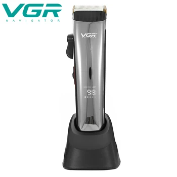 VGR 166 plaukų žoliapjovės įkraunama plaukų clipper 10W galingas clipper LCD ekranas mažesne mašina
