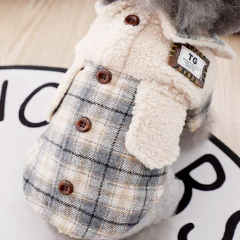 Šunų drabužių rudens ir žiemos drabužių teddy, nei lokys Pomeranijos pudelis mažų šunų augintinių drabužius storas šiltas žiemą kojų