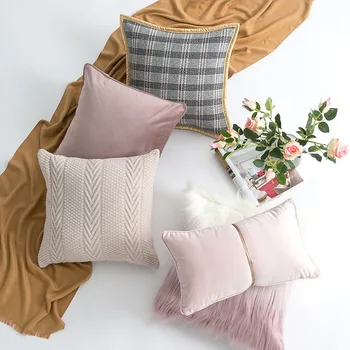 Šviesos Prabangus Gaivus Pink Serijos Namų Puošybai Užvalkalas Namų Dekoro Priedai Cojines Decorativos Para Sofa
